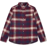 Levi's LVB Shadow Plaid Flanellipaita, Tawny Port, 152