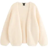 Lindex Knitted Cardigan - Cream - M/L