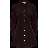 ONLY Onlzeva L/S Short Cord Dress Cc Pnt - Brown - S
