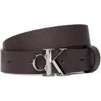Calvin Klein Vyö tummanruskea / hopea