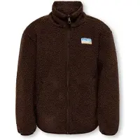 Kids Only Kogeva Life Teddy Jacket Cp Otw Noos - Brown - 146
