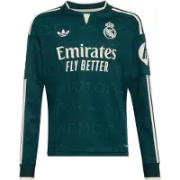 Adidas Real Madrid Away Jsy Youth Ls - Green - 140