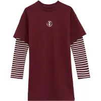 We fashion Mekko viininpunainen / valkoinen