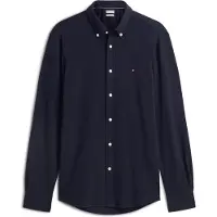 Tommy Hilfiger Knitted Shirt Sf - Navy - L