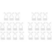 Typecat 100PCS Invisible Wall Vines Fixture , Plant Climbing Wall Fixture Clips, for Home Garden Wall Sticky Hook Middle