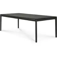 Ethnicraft Bok Ruokapöytä 95x220 cm Musta tammi