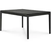Ethnicraft Bok Ruokapöytä 80x140 cm Musta lakattu tammi