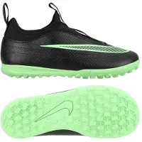 Nike Mercurial Vapor 17 Club Laceless Tf Shadow - Musta/illusion Green Lapset - Turf (Tf), koko 31