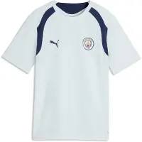 Puma T-paita - MCFC Training Jersey Jr - Sininen - - 10 v (140) - T-paidat