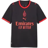 Puma Ac Milan Third Jersey Replica - Grey - M