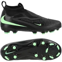 Nike Phantom 6 Academy High Cut Mg Shadow - Musta/illusion Green Lapset - Multi Ground (Mg), koko 33½