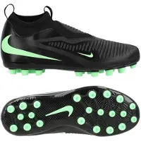 Nike Phantom 6 Academy High Cut Ag Shadow - Musta/illusion Green Lapset - Tekonurmi (Ag), koko 37½