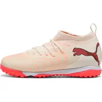 Puma Future 9 Match + Mid TT The Arrival - Sokeroitu manteli/Valkoinen/Ultra Red/Musta Lapset - Turf (TF), koko 33