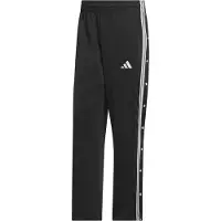 Adidas Urheiluhousut 'Mens 3-Stripes Snap Track' musta / valkoinen