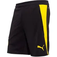Puma Bvb Training Shorts W/ Pockets Black-faster Yellow, koko Small