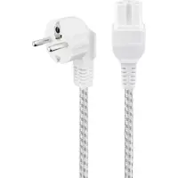 Pro Power cable Connection cable for heating appliances, 2 m, white-silver - Cable length 2 m