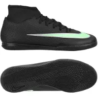 Nike Mercurial Superfly 11 Club Ic Shadow - Musta/illusion Green - Sisäpeli (Ic), koko 44½