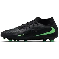 Nike Phantom 6 Academy High Cut Mg Shadow - Musta/illusion Green - Multi Ground (Mg), koko 38½