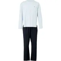 Tommy Hilfiger Underwear Pitkä pyjama laivastonsininen / vaaleansininen / kirsikanpunainen