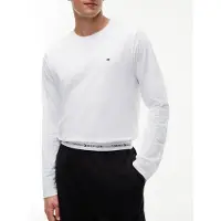 Tommy Hilfiger Underwear Pitkä pyjama musta / valkoinen