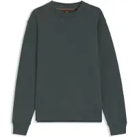 BOSS for man. 50514541 Green round neck sweatshirt (M), Casual, Cotton