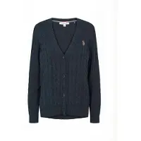 U.S. POLO ASSN. Neuletakki ' UW V-neck ' safiiri