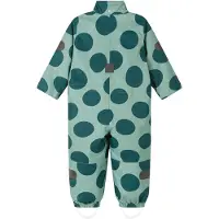 Reima Kids' Waterproof Overall Marte Mid Stone Green-Aop 98