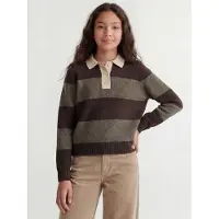 Jack & Jones Kids Kids Jxruby Polo Neck Knit Sn Grl - Brown - 164