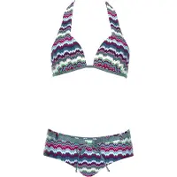Sunflair Bikini sininen / minttu / vaaleanpunainen / valkoinen