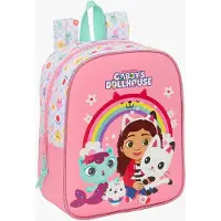 Gabby's Dollhouse Gabbyn Nukketalo Mini Reppu 6L, Vaaleanpunainen