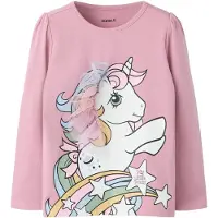 Name it Nmfjolla Mlp Ls Top Noos Cplg - Pink - 122-128