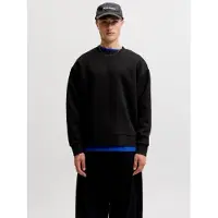 Jack & Jones Jjebarron Sweat Crew Neck Noos - Black - L