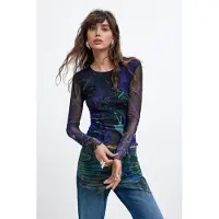 Desigual Paita turkoosi / violetinsininen / musta