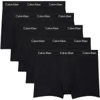 Calvin Klein Relaxed Fit Trunk 5Pk - Black - L