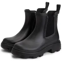 Tommy Hilfiger Rubber Flag Cleated Rainboot - Black - 37