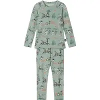Reima Thermal Base Layer Set, Moomin Trivsam - Green - 98