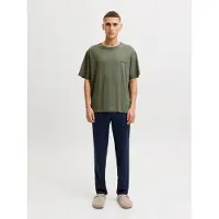 Jack & Jones Pitkä pyjama 'JACEVEREST' laivastonsininen / oliivi