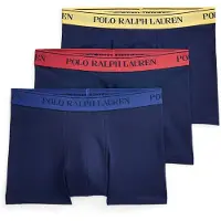 Ralph Lauren Classic Stretch-Cotton Trunk 3-Pack - Navy - S