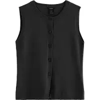 Lindex Knitted Vest - Black - M