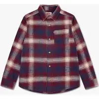 Levi's LVB Shadow Plaid Flanellipaita, Tawny Port, 140