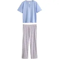 Next Pyjama vaaleansininen / marjat / valkoinen
