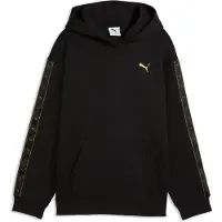 Puma Ess Tape Relaxed Hoodie Fl G - Black - 176
