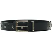 Bershka Vyö 'Star Studded Belt ' musta