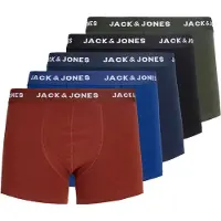 Jack & Jones Bokserishortsit 'JACHUEY' laivastonsininen / oliivi / karmiininpunaine / musta