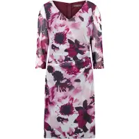 Vera Mont Cocktailmekko kerma / laivastonsininen / vanha roosa / viininpunainen