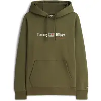 Tommy Hilfiger Rwb Graphic Reg Fleece Hoodie - Khaki green - XS