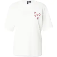 Vero Moda Paita 'VMPAULINA THEA' pastellinpunainen / valkoinen