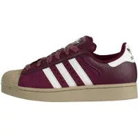 Adidas Originals Tennarit 'SUPERSTAR II J' viininpunainen / valkoinen