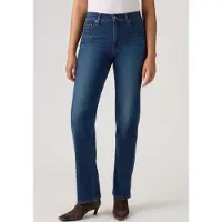 Levi's Farkut '723 High Rise Straight' tummansininen