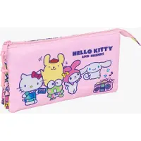 Hello Kitty & Friends Kolmilokeroinen Penaali, Vaaleanpunainen